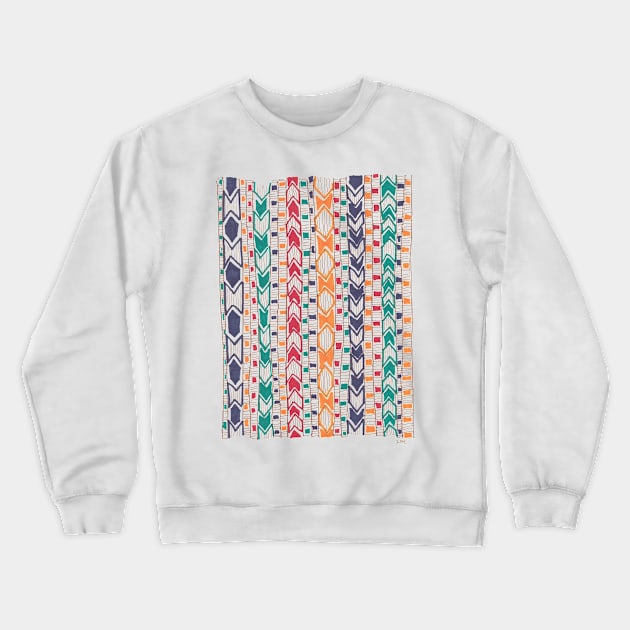 Marching Diamonds Crewneck Sweatshirt by LauraKatMax